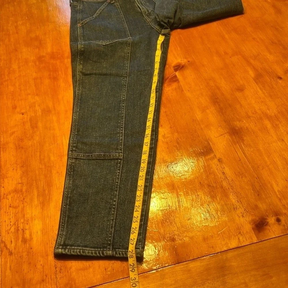 Old Navy OG Y2K Straight High‎ Rise Carpenter Jeans Dark Wash Baggy Utility